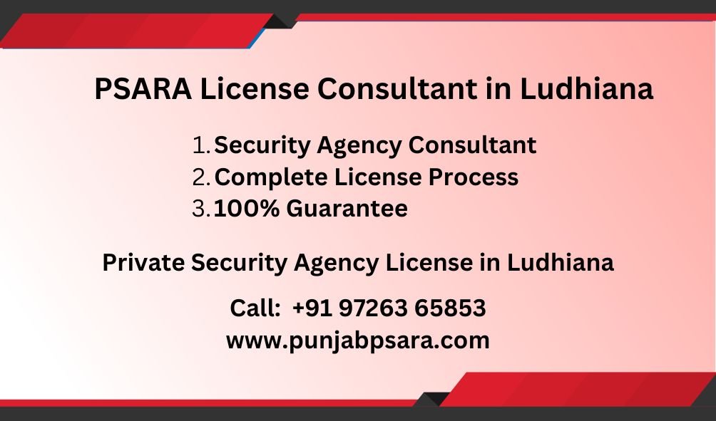 PSARA License in Ludhiana